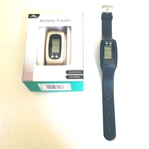 2 Activity Trackers!BOGO! 1 White, 1 Black. Count Your Steps,Calories Burned,T…